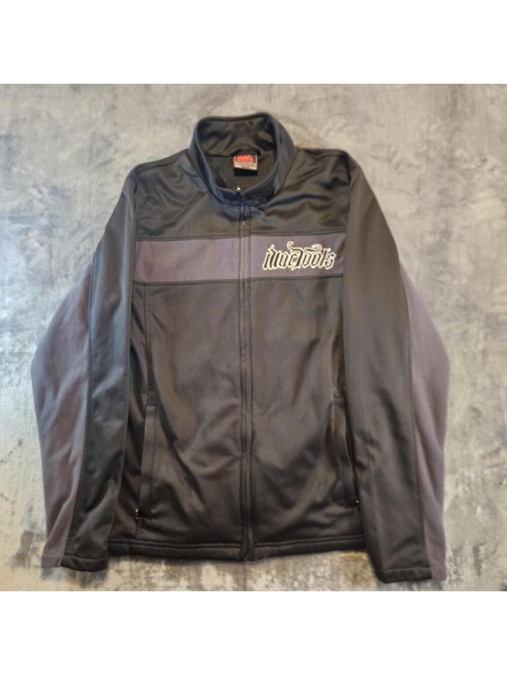 Mac Tools Jacket Men Large Full Zip Winged Logo Work Mechanic Coat